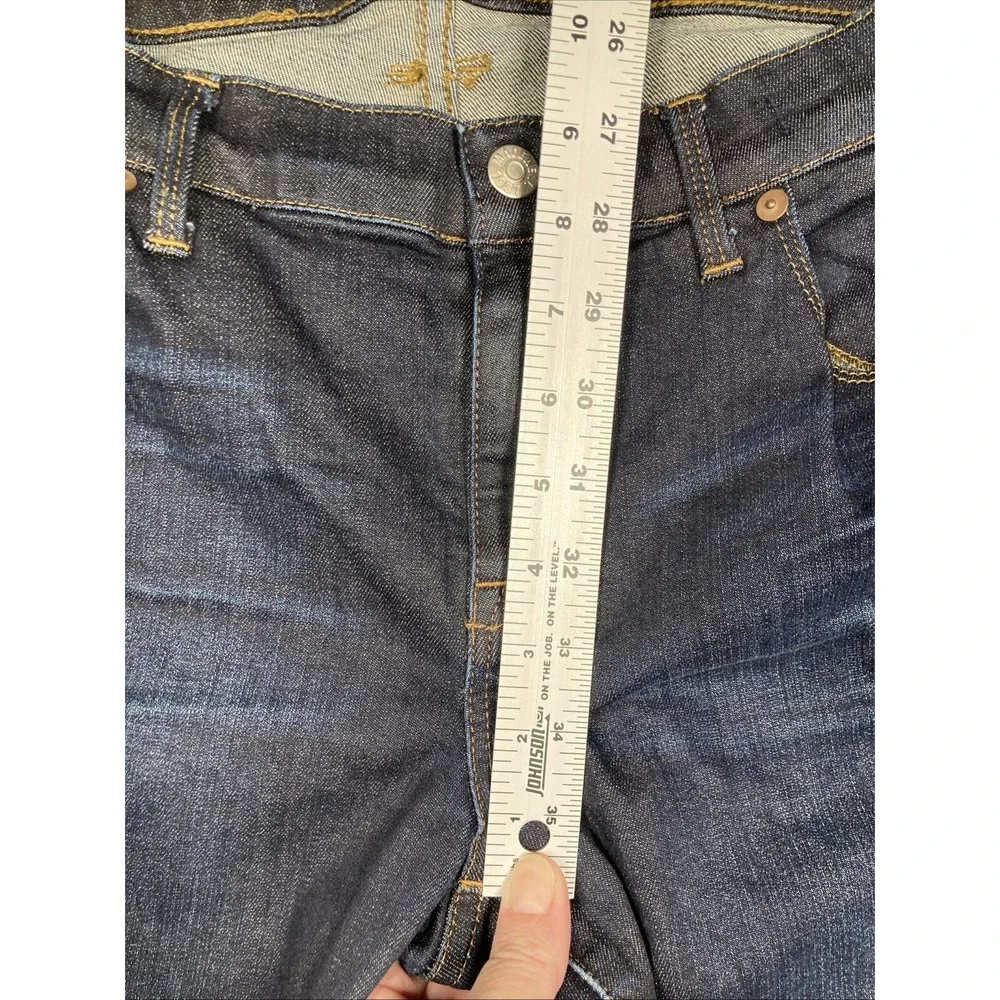 Madewell Jeans‎ Women's 32* Blue Mid Rise Tapered Stretch American Comfort Denim